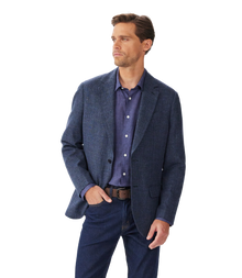 Bunda Cotton Blazer - Navy