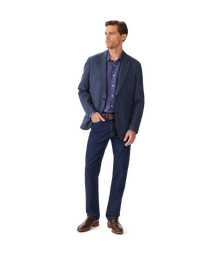 Bunda Cotton Blazer - Navy