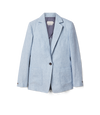 Strahan Linen Blazer - Light Blue