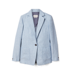 Strahan Linen Blazer - Light Blue