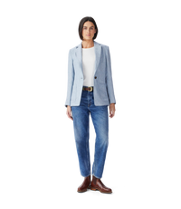 Strahan Linen Blazer - Light Blue