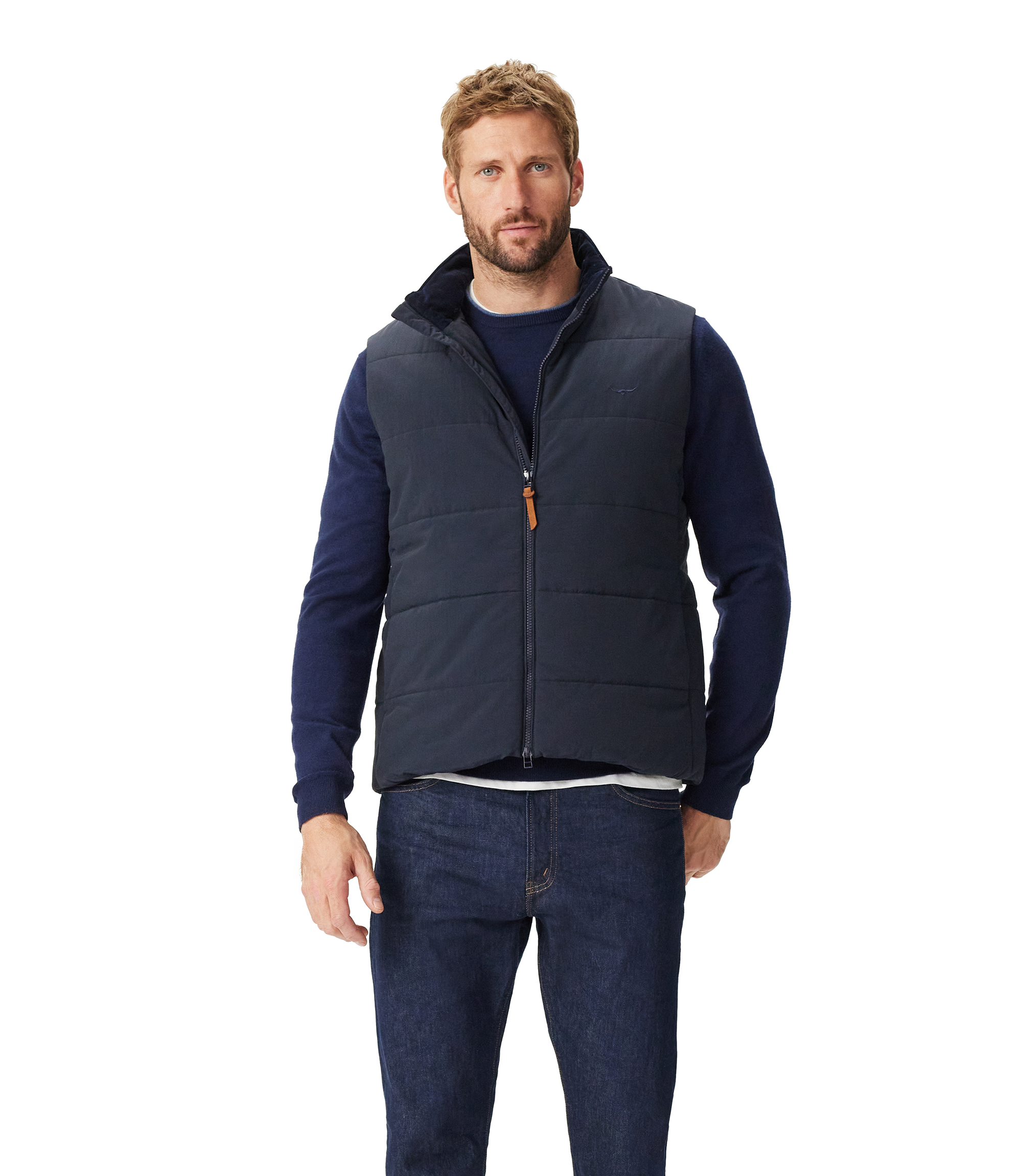 Padstow Vest - Navy