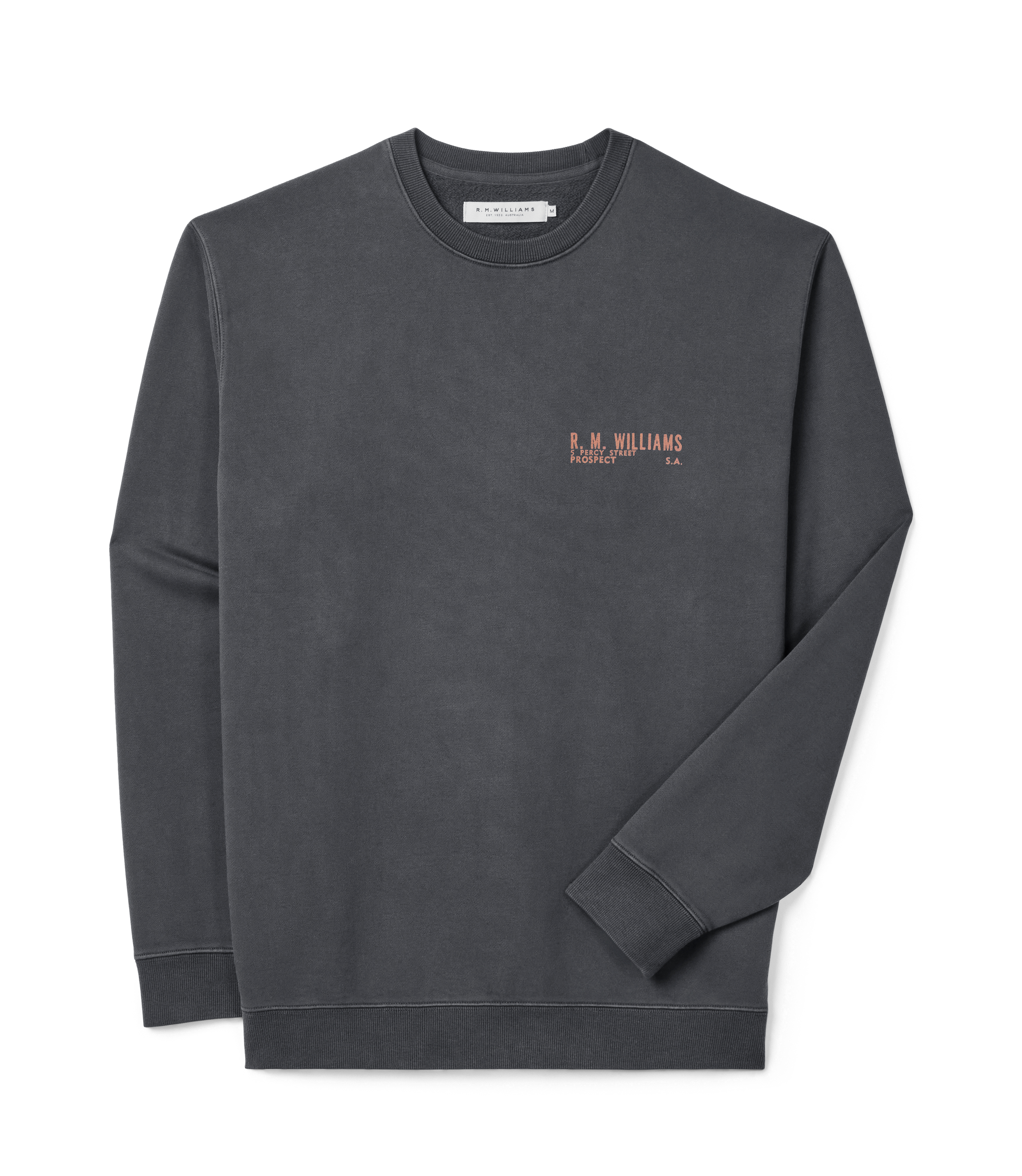 Flinders Crew Sweatshirt - Vintage Black