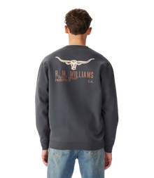 Flinders Crew Sweatshirt - Vintage Black