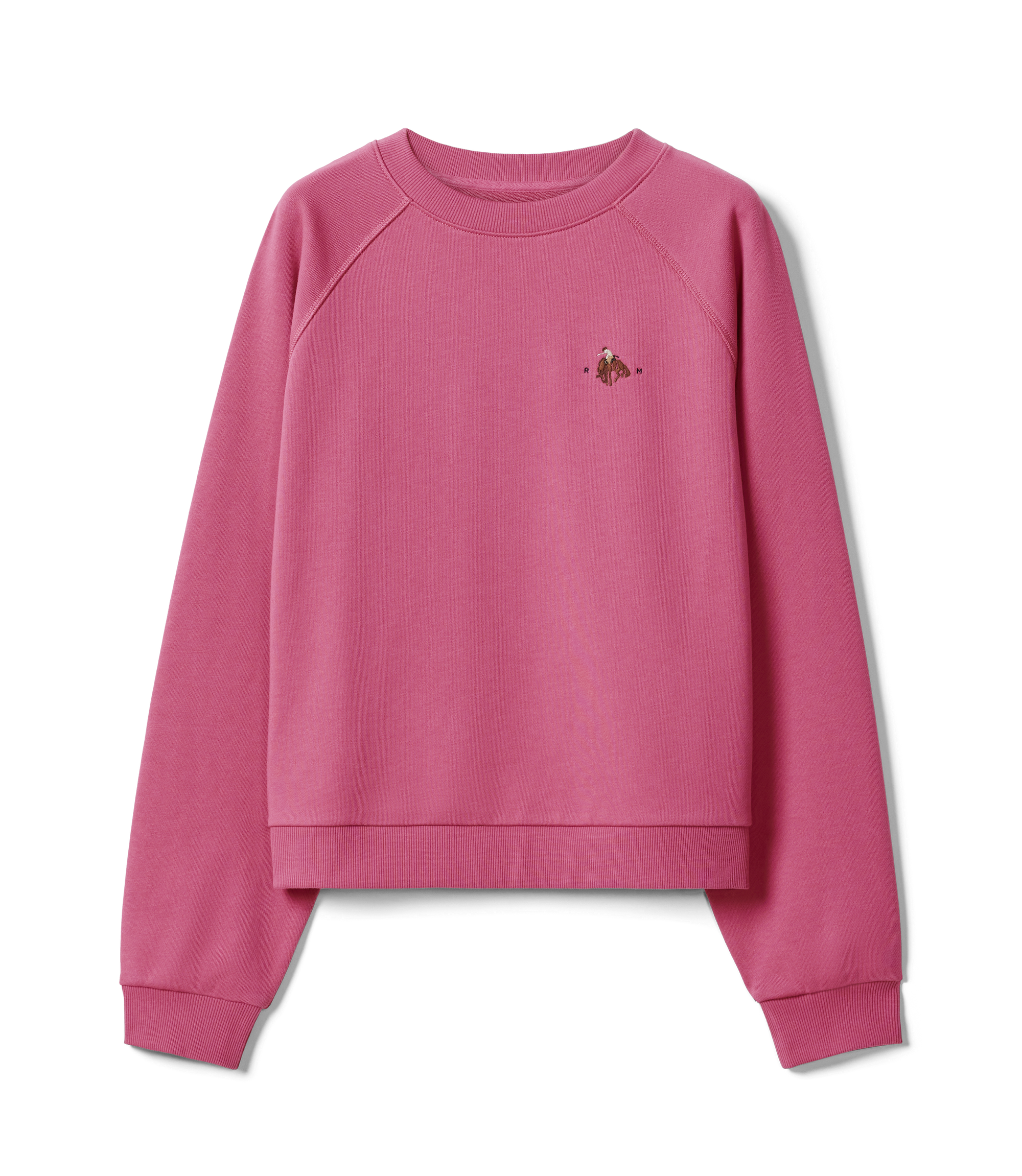 Buck Easy Crew Sweatshirt - Fushia