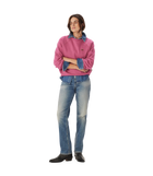 Buck Easy Crew Sweatshirt - Fushia