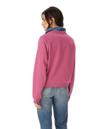 Buck Easy Crew Sweatshirt - Fushia