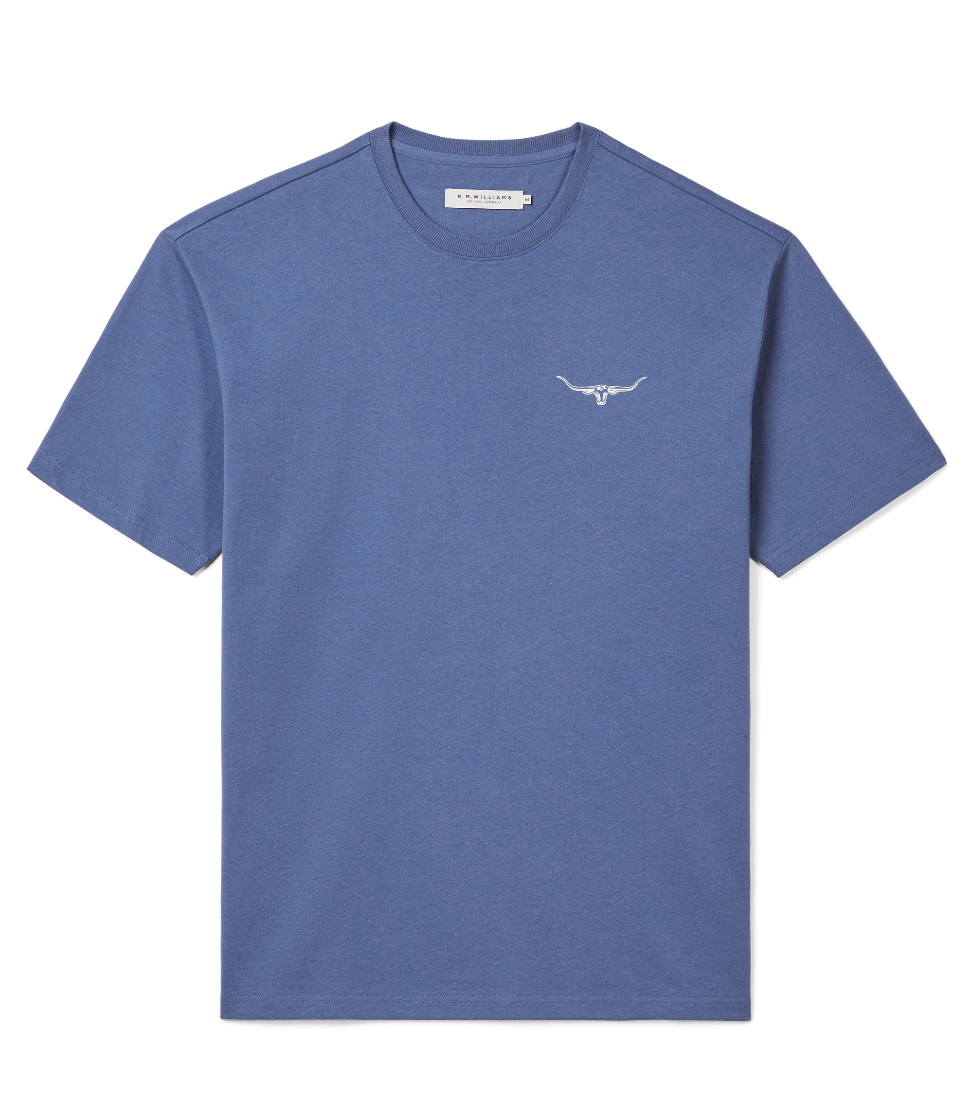 R.M.Williams 1932 T-Shirt - Bright Blue