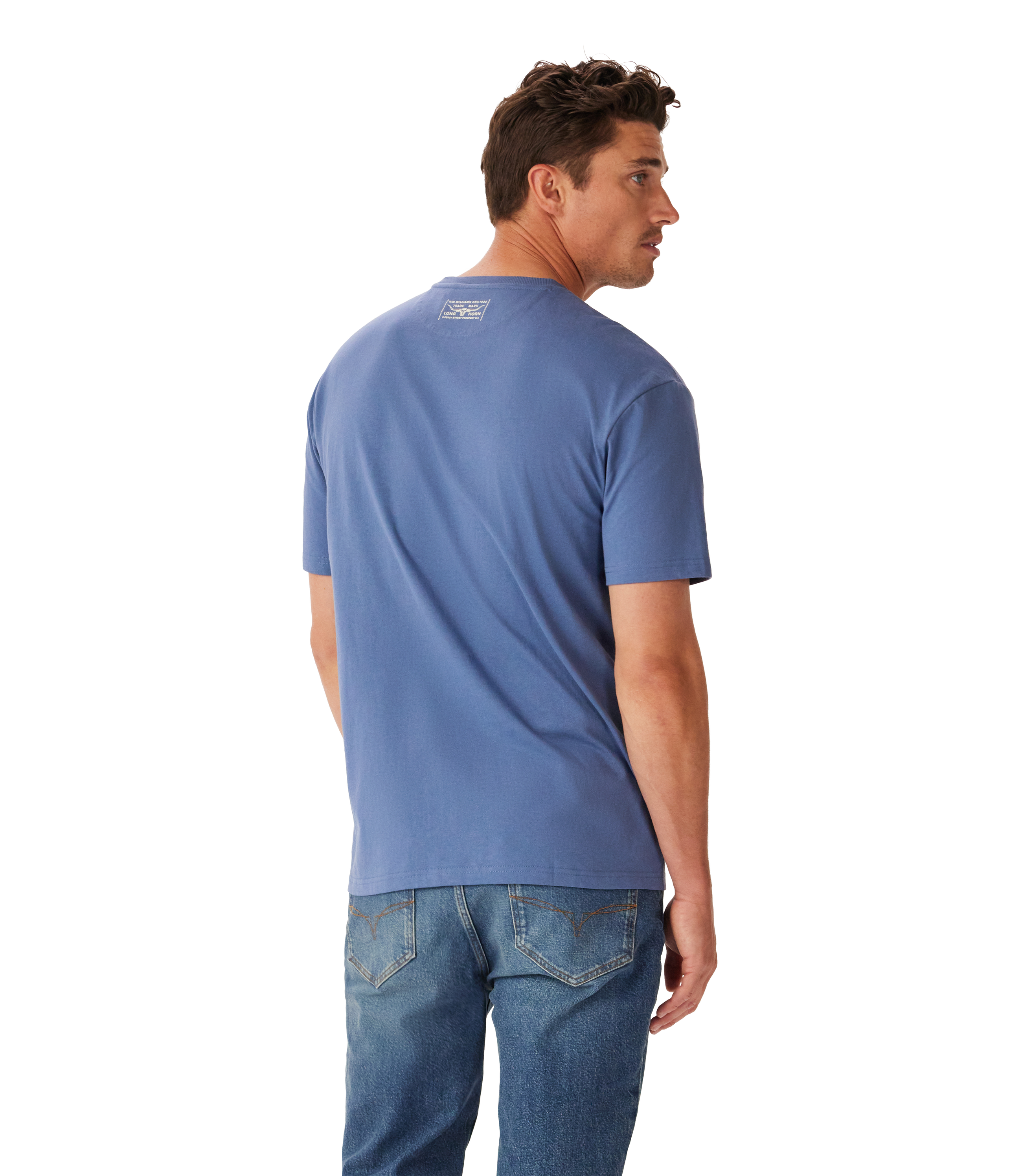 R.M.Williams 1932 T-Shirt - Bright Blue