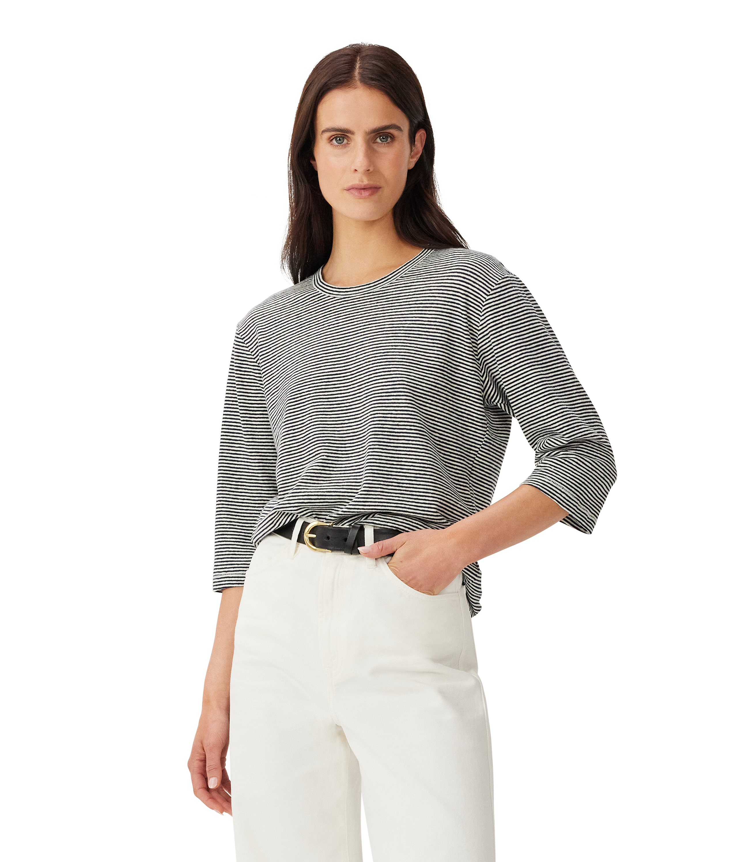 Heritage 1/2 Sleeve Linen Tee