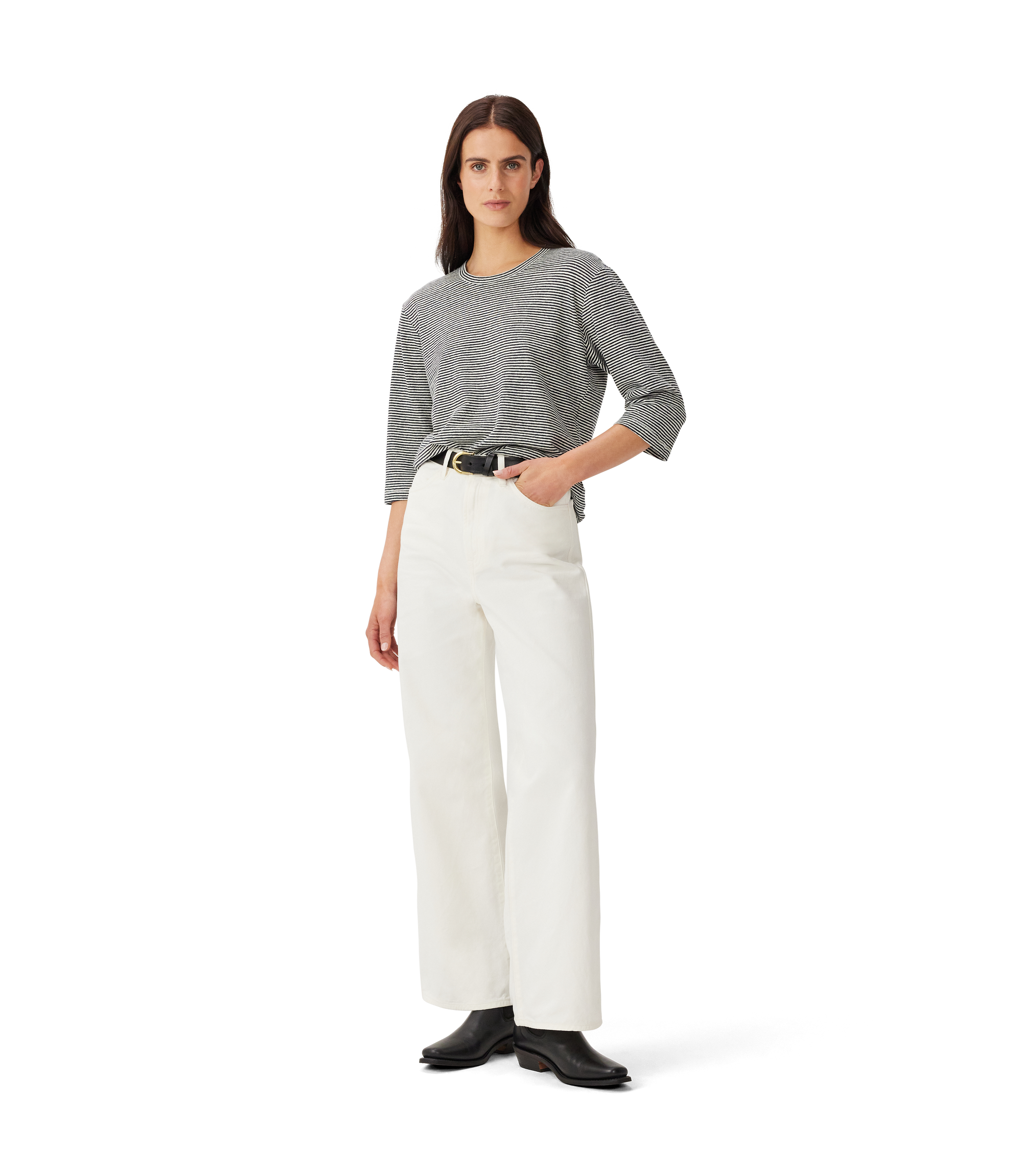 Heritage 1/2 Sleeve Linen Tee