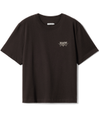 Louth Back Print T-Shirt - Dark Chocolate