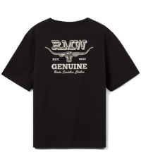 Louth Back Print T-Shirt - Dark Chocolate