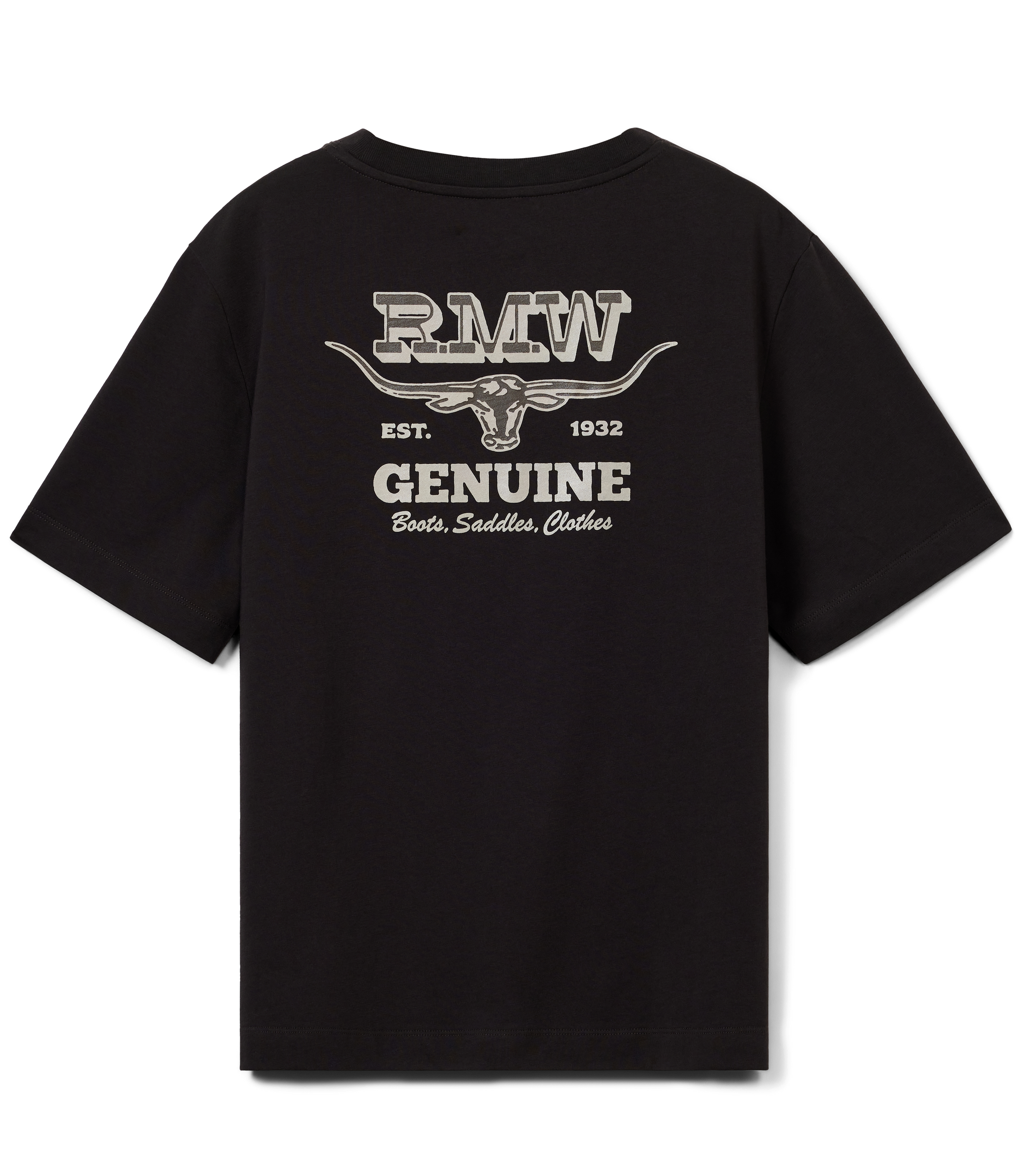 Louth Back Print T-Shirt - Dark Chocolate