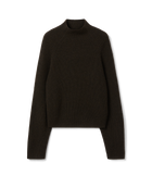 Trail Turtleneck Merino Knit - Chocolate