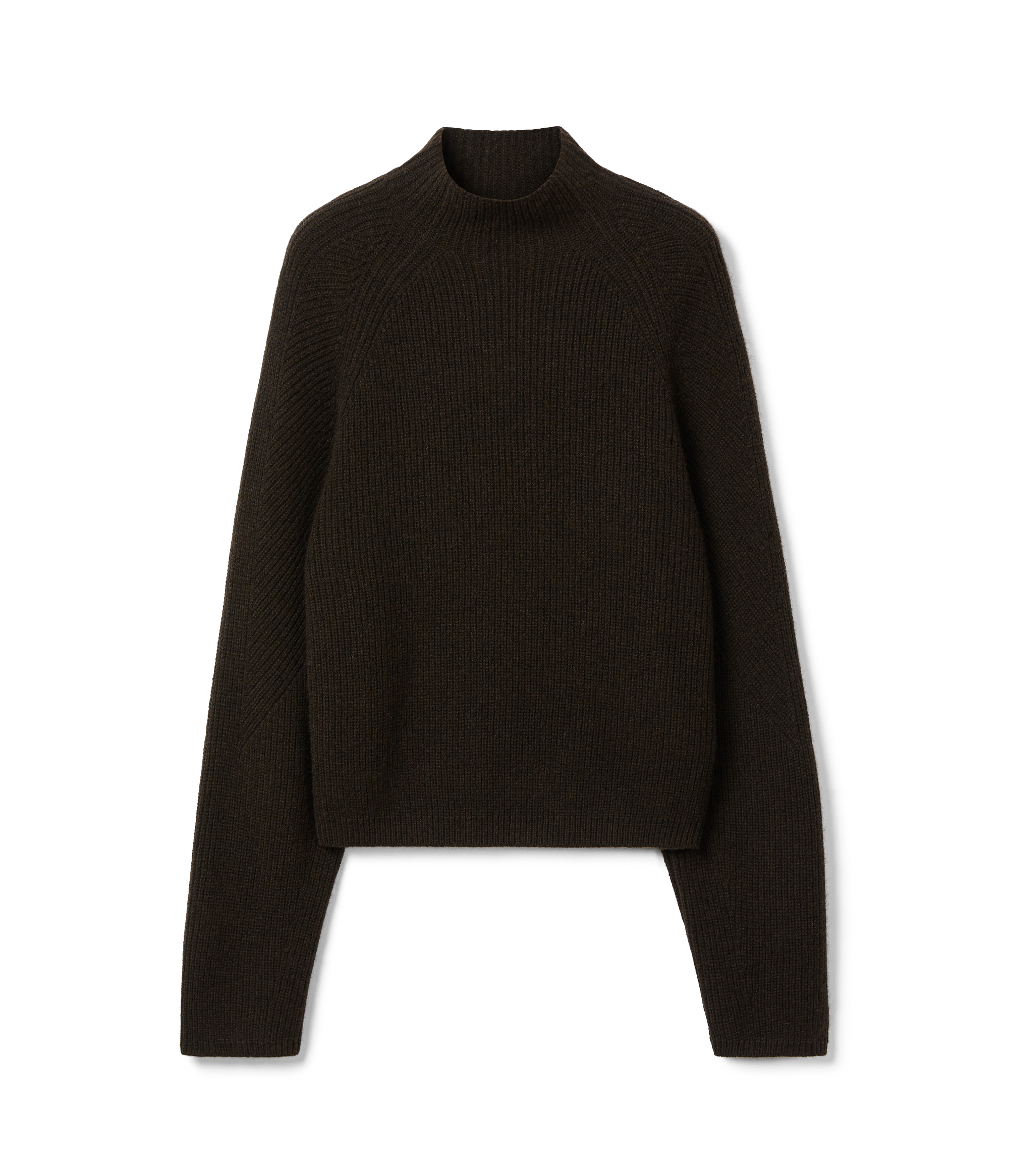 Trail Turtleneck Merino Knit - Chocolate