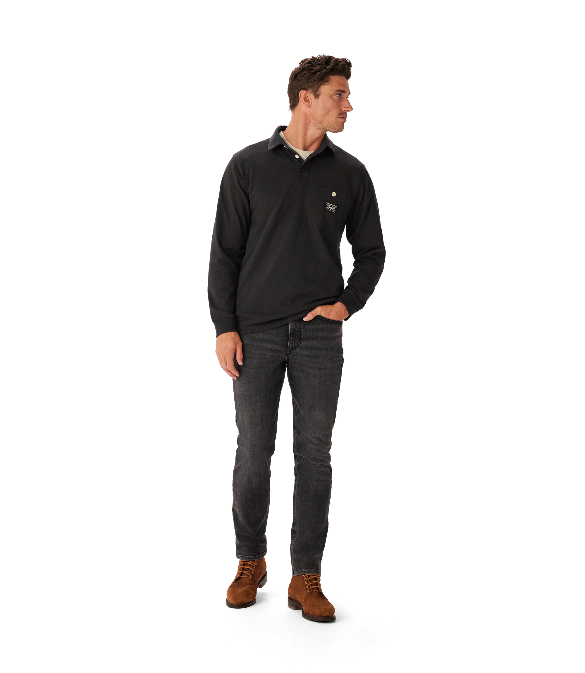 Utility Pocket Rugby - Washed Black
