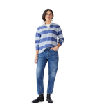 Narran Stripe Rugby - Blue