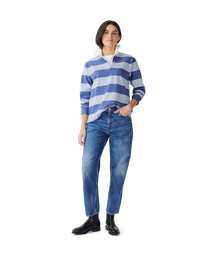 Narran Stripe Rugby - Blue