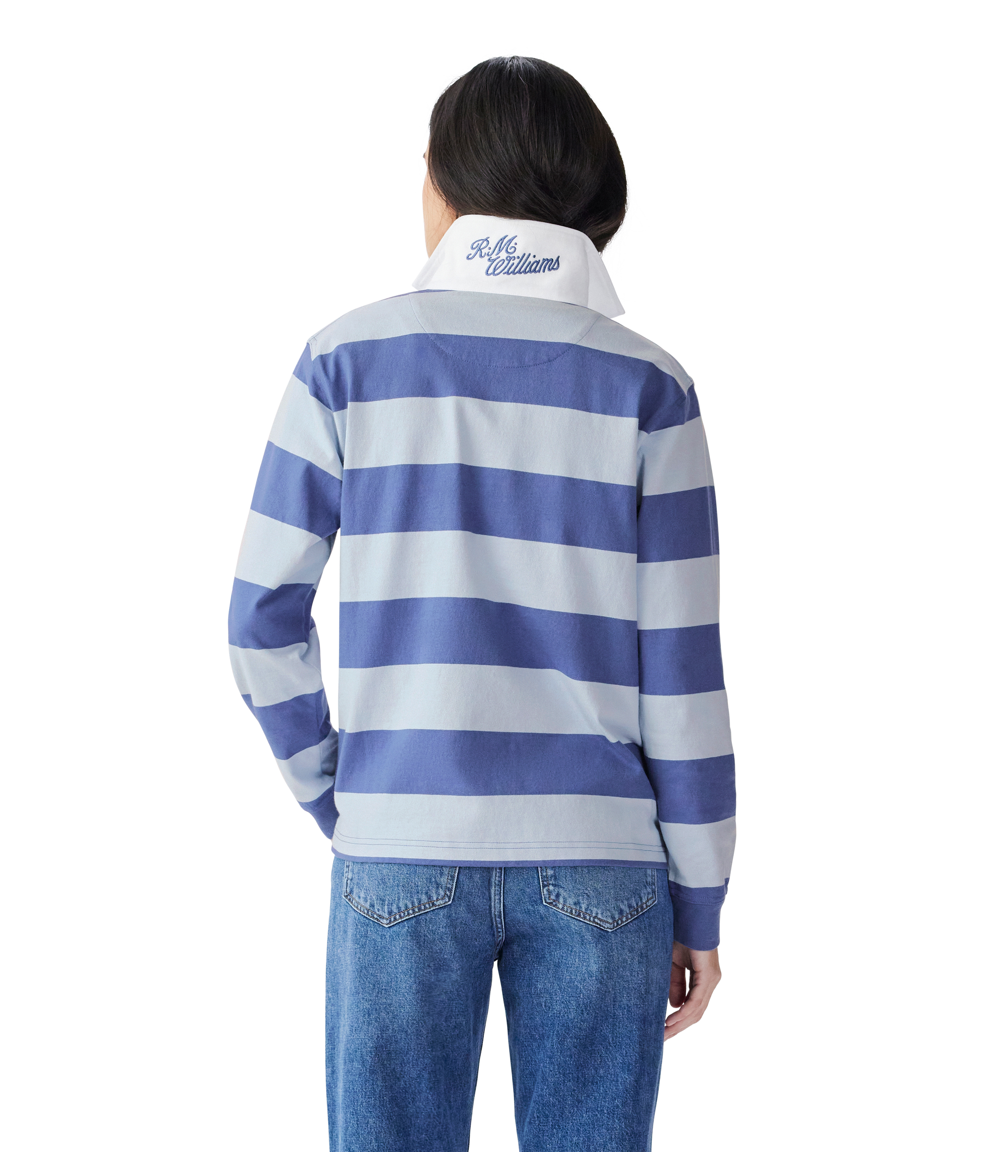 Narran Stripe Rugby - Blue