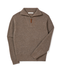 Linton 1/4 Zip Lambswool Knit