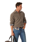 Linton 1/4 Zip Lambswool Knit