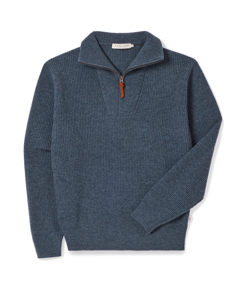 Linton Lambswool 1/4 Zip Knit