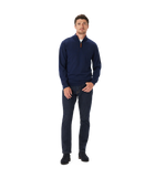 Ernest 1/4 Zip Merino Knit - Navy