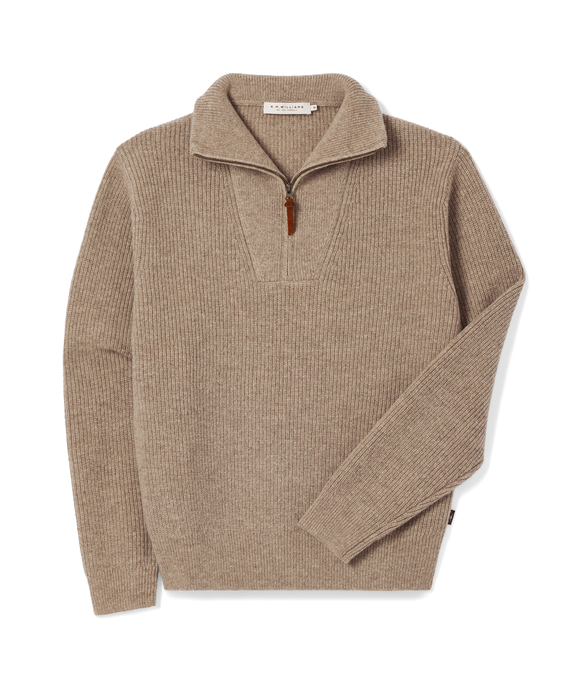 Linton Lambswool 1/4 Zip Knit