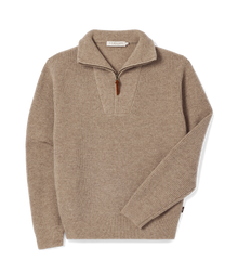 Linton Lambswool 1/4 Zip Knit