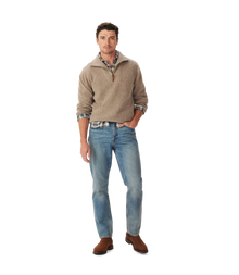 Linton Lambswool 1/4 Zip Knit