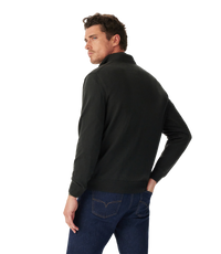 Ernest Merino 1/4 Zip Knit - Forest Green