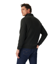 Ernest Merino 1/4 Zip Knit - Forest Green