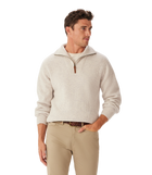Linton 1/4 Zip Lambswool Knit
