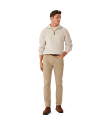 Linton 1/4 Zip Lambswool Knit