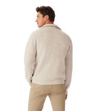 Linton 1/4 Zip Lambswool Knit