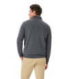 Ernest 1/4 zip merino knit - Sea Mist
