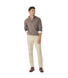 Ernest Merino 1/4 Zip Knit - Nutmeg