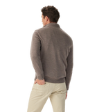 Ernest Merino 1/4 Zip Knit - Nutmeg