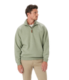 Mulyungarie 1/4 Zip Sweatshirt - Green Marle