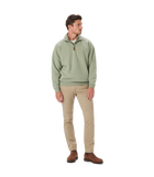 Mulyungarie 1/4 Zip Sweatshirt - Green Marle