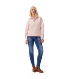 Trickett 1/4 Zip - Rose Smoke