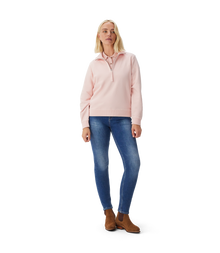 Trickett 1/4 Zip - Rose Smoke