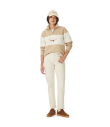 Trickett Panel Sweatshirt - Sand
