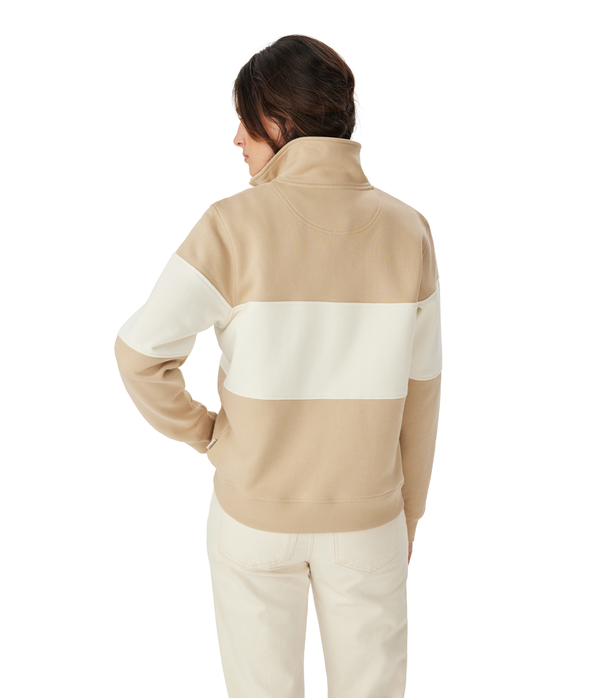 Trickett Panel Sweatshirt - Sand