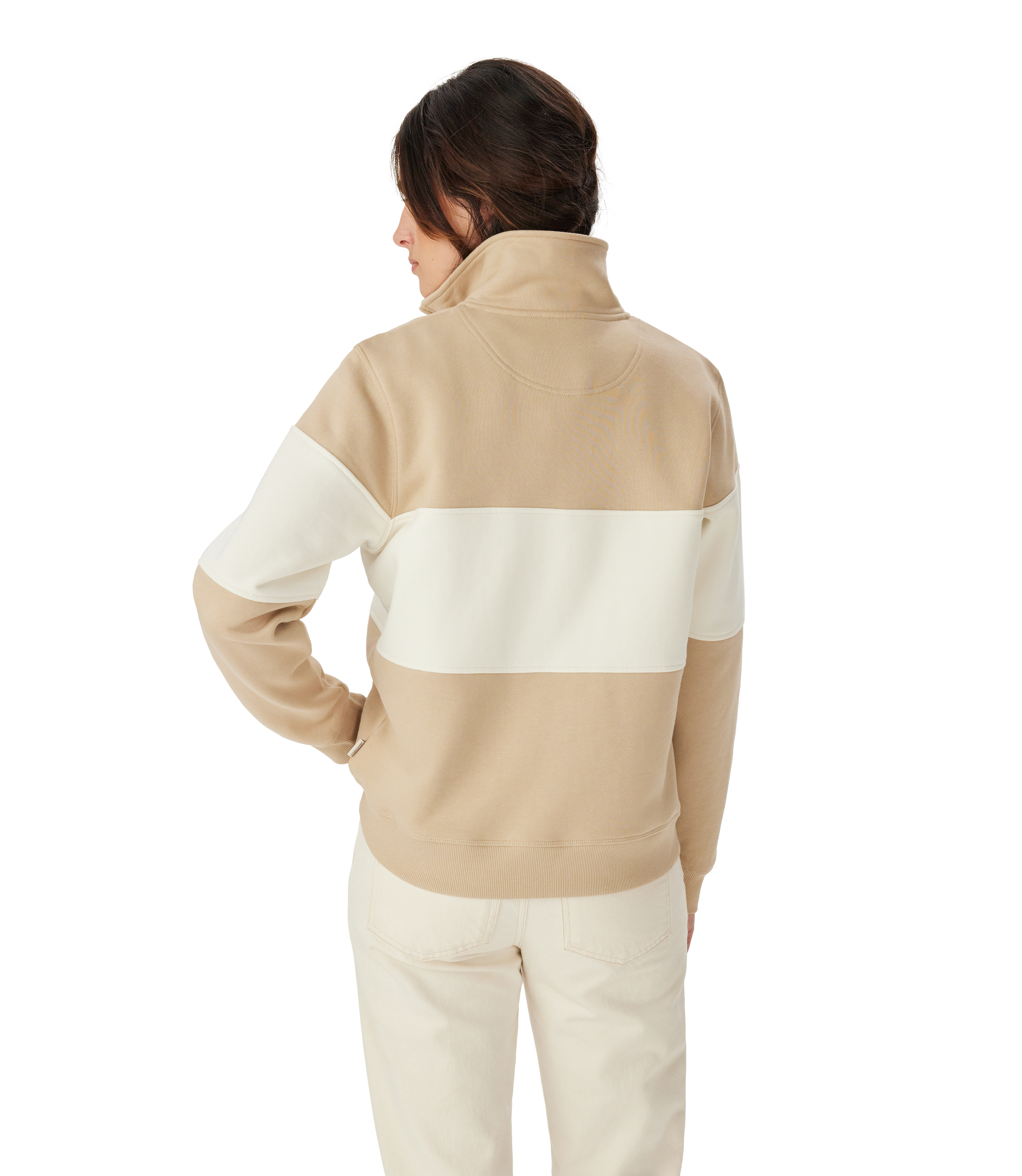 Trickett Panel Sweatshirt - Sand
