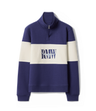 Trickett Panel Sweatshirt - French Navy