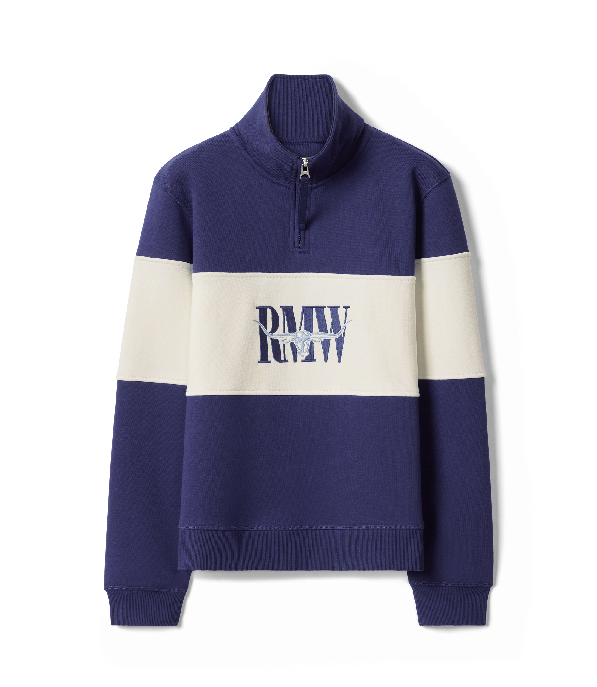 Trickett Panel Sweatshirt - French Navy