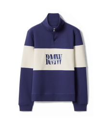 Trickett Panel Sweatshirt - French Navy