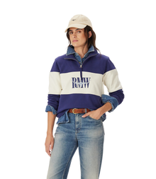 Trickett Panel Sweatshirt - French Navy